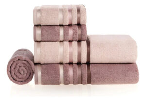 Jogo De Banho 5 Lumina Rosé/rosa Karsten Cor U Lisa