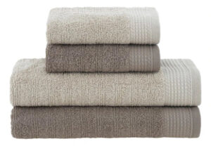 Jogo De Toalhas Buddemeyer Brisa Banho 4 Peças Bege/marrom